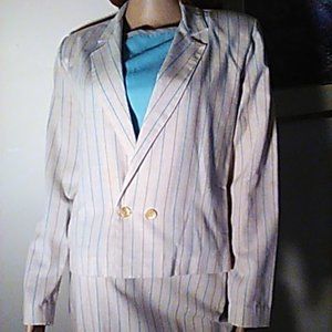 Sirje of California 3 Piece Suit Jacket Blouse & Skirt Vintage 1984 Size 7/8